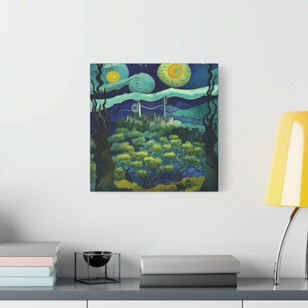 Forest Post-Impressionism Art Matte Canvas, Stretched, van gogh painting. Forest Post-Impressionism Art Matte Canvas, Stretched, van gogh painting.