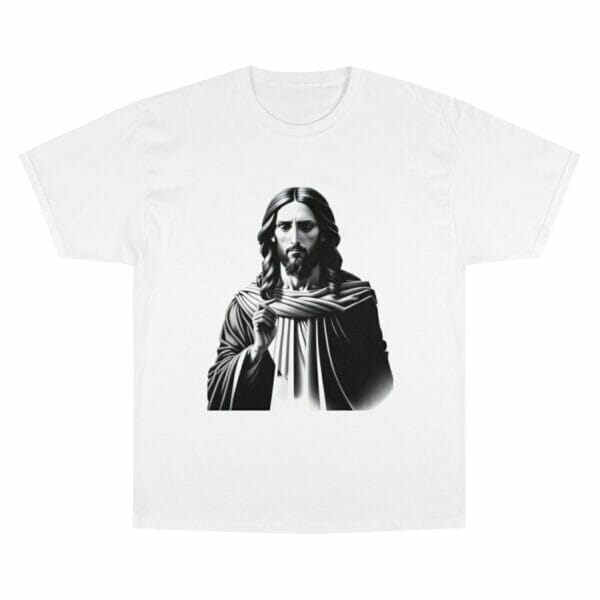 Black and white Jesus T-Shirt