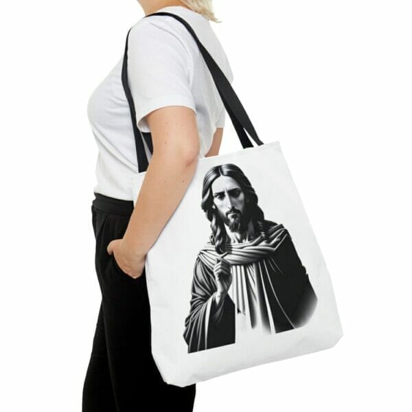 Jesus Tote Bag design. Jesus Tote Bag design.