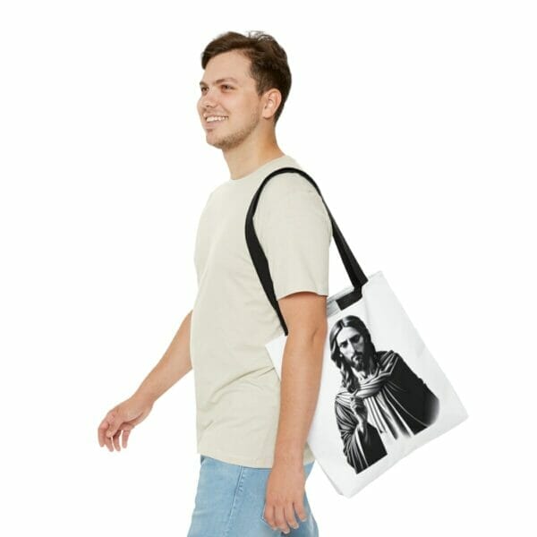 Jesus Tote Bag design. Jesus Tote Bag design.