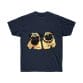 Two Twin Pug Unisex Ultra Cotton Tees perfect for women.